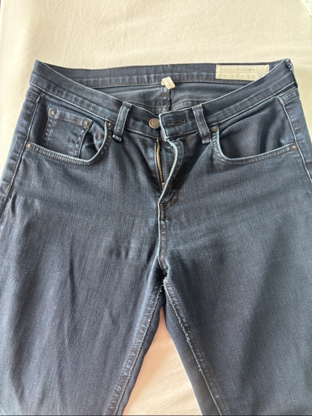 rag & bone Skinny Jeans in Dark Blue Wash